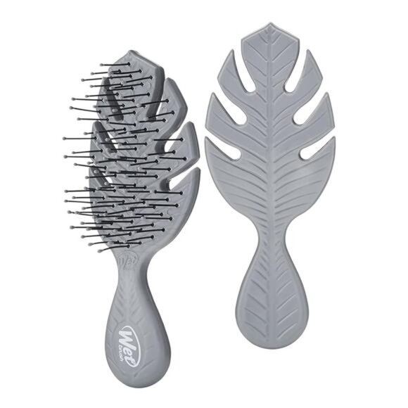 Wet Brush Go Green Mini Detangler, Grey - Detangling Travel Hair Brush - Picture 1 of 7